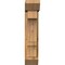 Ekena Millwork Balboa Slat Rough Sawn Bracket w/ Offset Brace, Western Red Cedar, 6"W x 16"D x 28"H BKT0604X16X28BOA06RWR - alternate 3